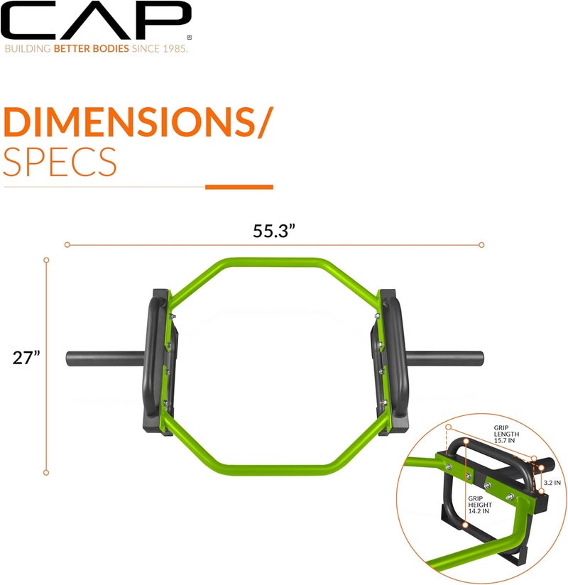 CAP Barbell Olympic Trap Bar and Shrug Bar for Deadlifts - Image 4