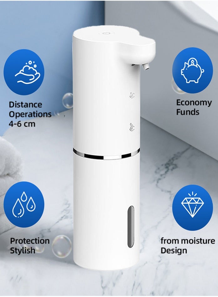 Smart Handwasher Automatic Foaming Soap Dispenser | 300ml Rechargeable Touchless Hand Wash Dispenser with Infrared Sensor, 2 Adjustable Foam Levels, IPX5 Waterproof for Kitchen, Bathroom, Hotel, Hospital, Office - Image 5