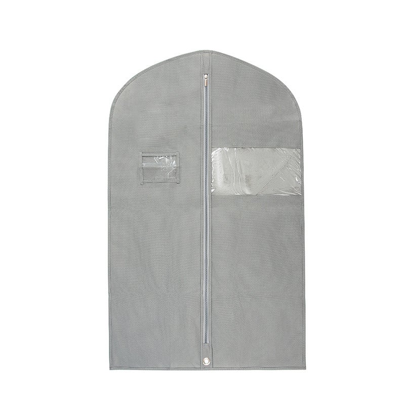 Brand New Non-Woven Clothes Dust Bag Transparent Window Suit Cover Moisture-Proof Clothing Dust Cover Non-Woven Suit Bag - Image 1