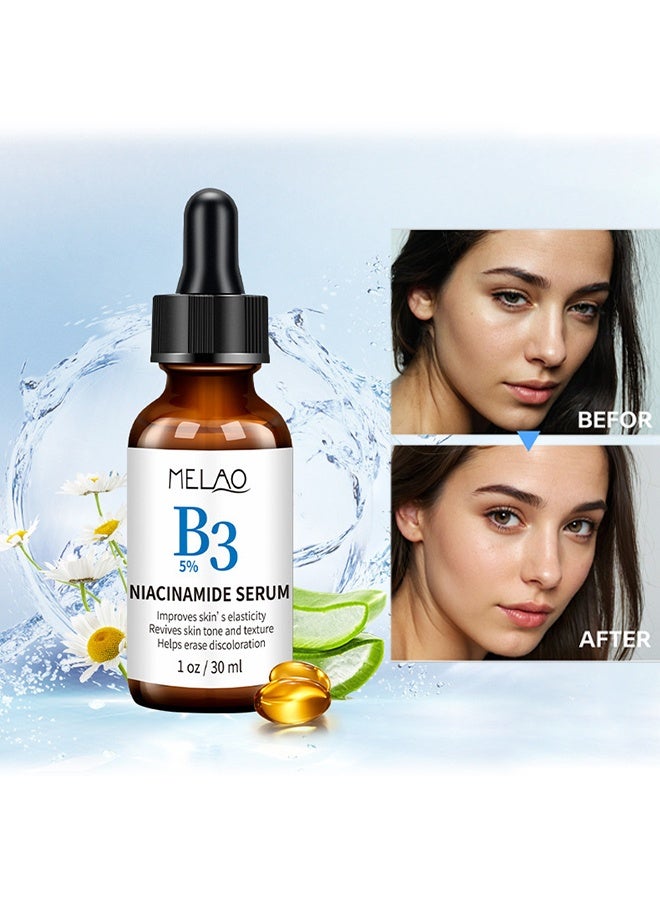 Vitamin B3 Niacinamide Serum, Niacinamide Face Serum for Women & Men, Skin Brightening Serum Face Care, Anti Aging Serum for Face, Dark Spot Remover Serum, Hydrating Serum, Even Skin Tone 30ml
