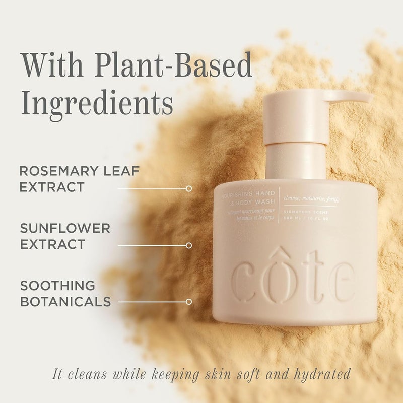 Cote Shop Nourishing Hand Body Wash Antioxidant Rich Effective Cleanser Leaves Skin Soft and Smooth - Image 4
