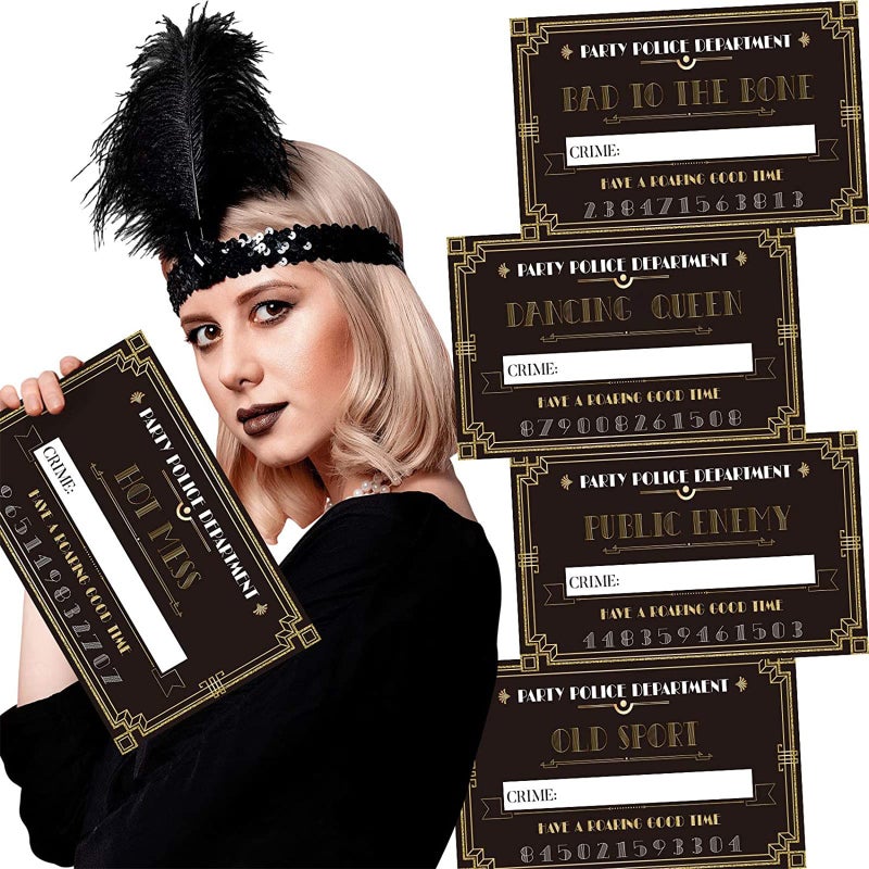 24 قطعة لافتات صور حفلة من عشرينيات القرن الماضي لزينة كشك الصور لوازم حفلة الزفاف حفلة العازبات