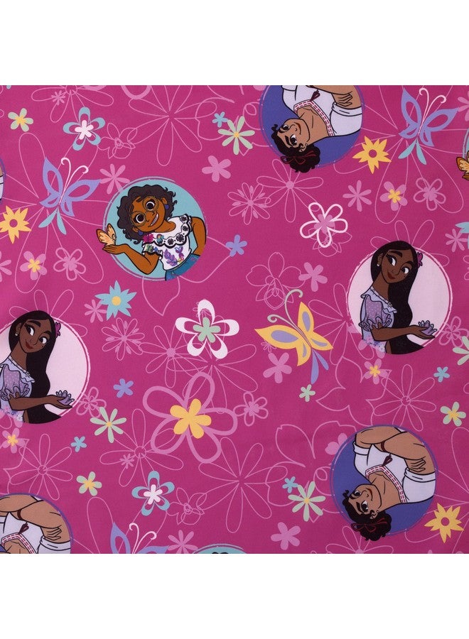 Disney Encanto Tropical Delight Pink and Aqua, Mirabel and Isabella Preschool Nap Pad Sheet - Image 5