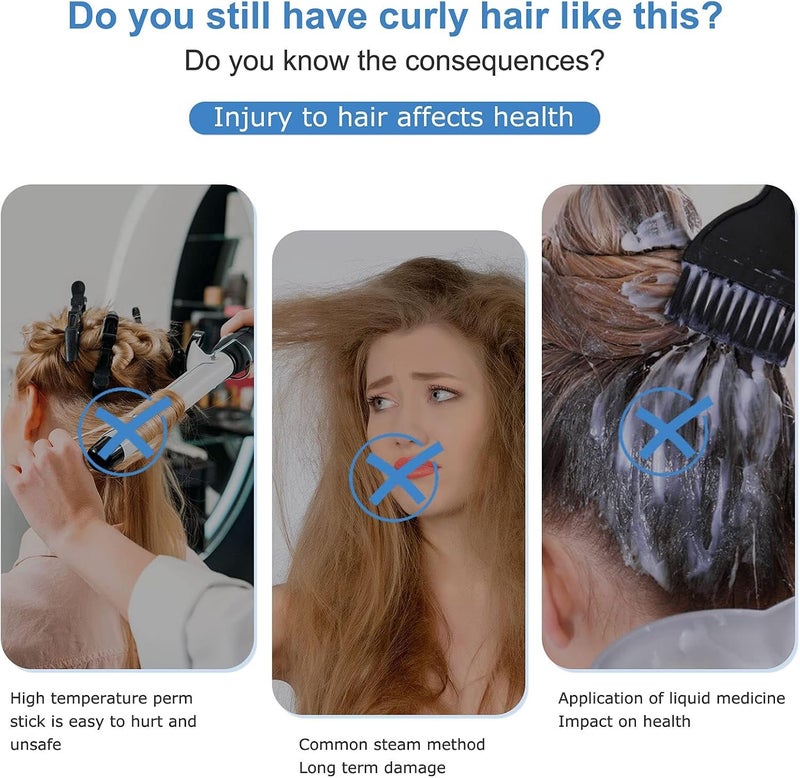 ELECDON Heatless Hair Curlers For Long Hair, No Heat Silk Curls Headband You Can To Sleep In Overnight, Soft Foam Hair Rollers, Curling Ribbon and Flexi Rods for Natural Hair - Image 3