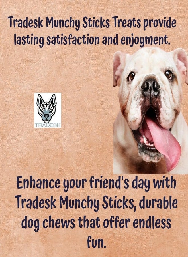 TRADESK High Protein Munchy Chew Sticks for Dogs - Chicken & Mutton Flavored | 2kg Pack (1kg Each) | for All Breeds & Life Stages | Supports Dental Health & Gums - Image 4