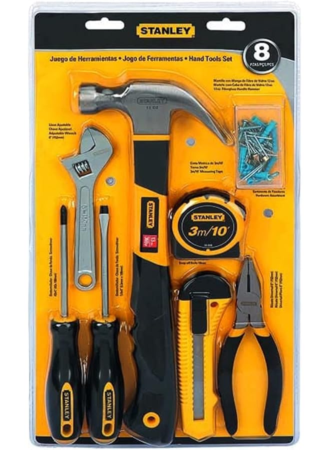 Stanley Hand Tools 8 Pieces Set 