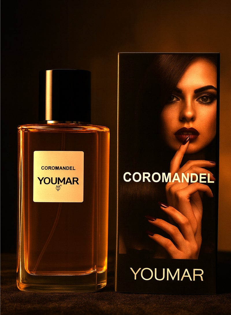 يومار عطر باتشولي للنساء من مجموعة يومار كورومانديل رقم 0099 | عطر نسائي يدوم طويلاً بنفحات الباتشولي والبلسميك والعنبر الحلو لإطلالة أنيقة في المساء | 100 مل - Image 3