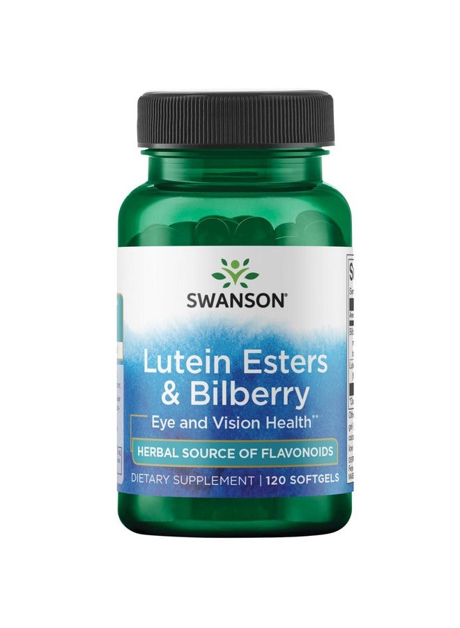 Swanson Lutein & Bilberry 6/20 Milligrams 120 Sgels - Image 1