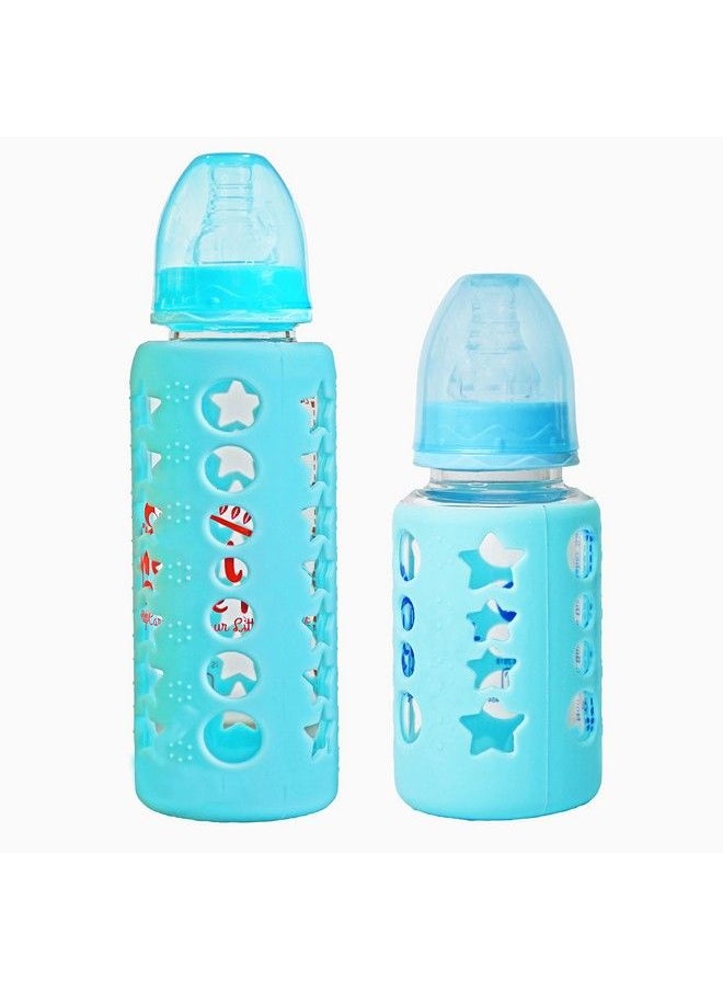 The Little Lookers High Borosilicate Glass Feeding Bottle For Baby;Feeder For Newborn ;Super Soft Flow Control & Anti Colic Nipple For Infants;Toddlers  - Image 2