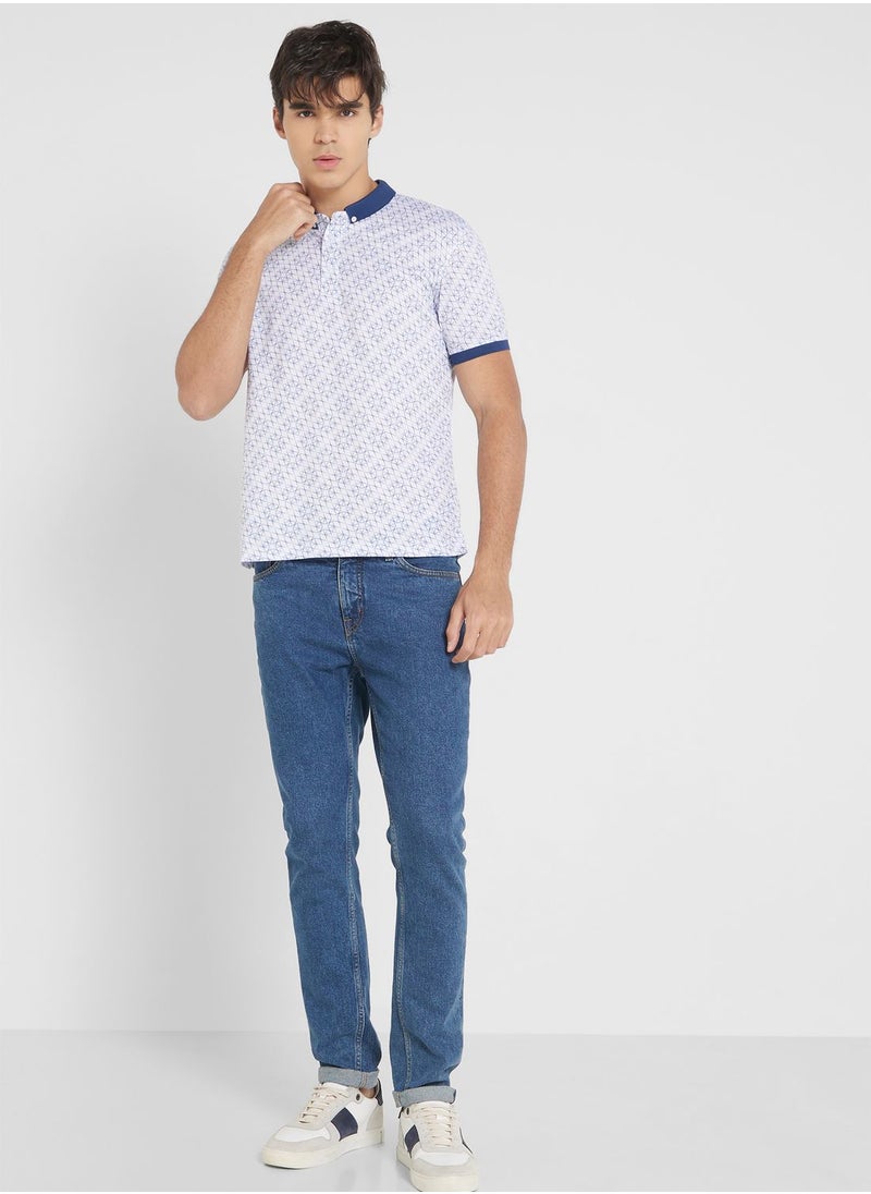 Robert Wood - Short Sleeve Polo Shirt - Image 1