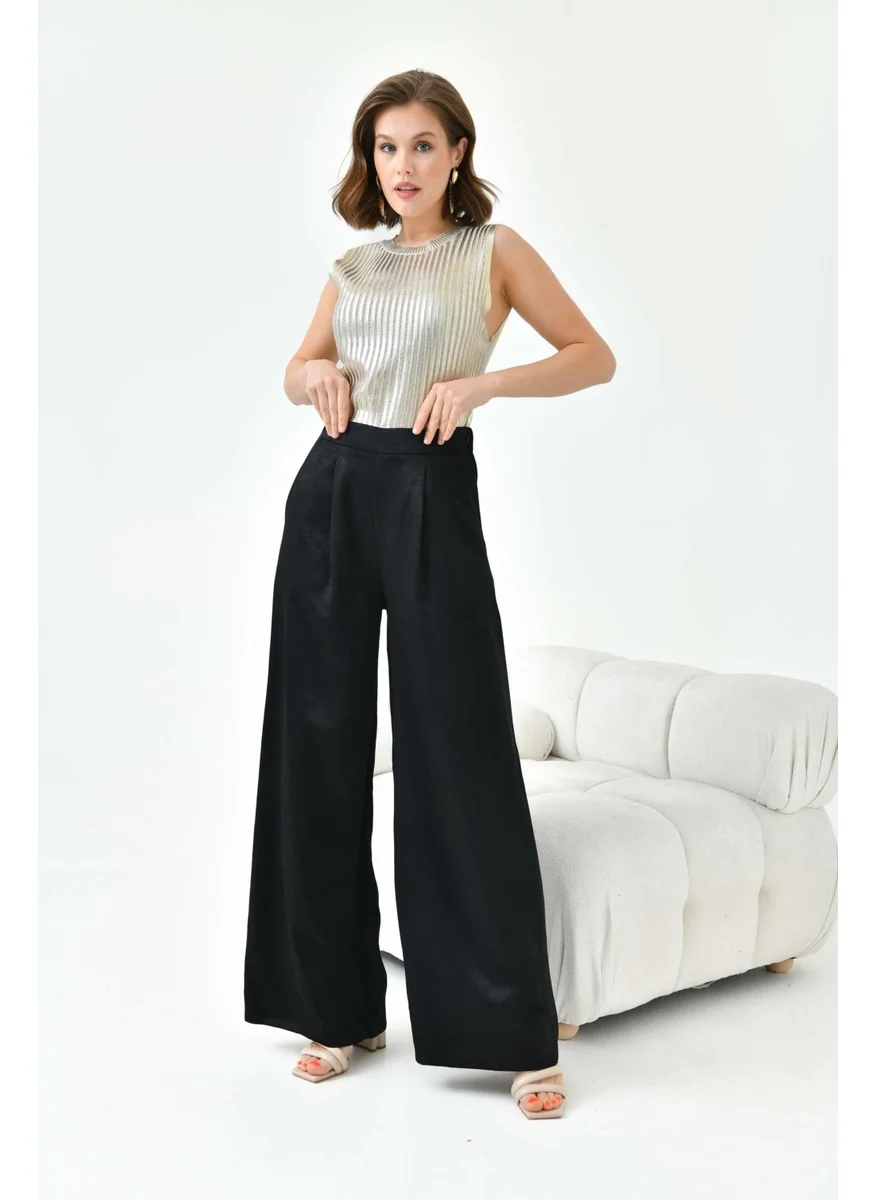Garmi Women's Elastic Trousers Black