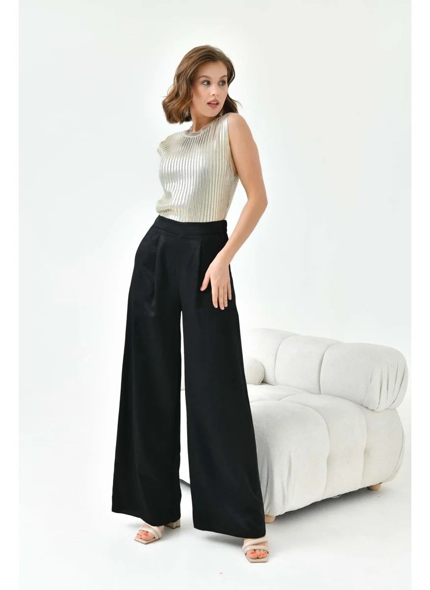 Garmi Women's Elastic Trousers Black