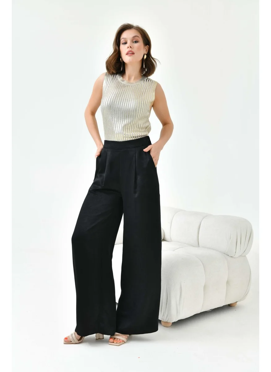 Garmi Women's Elastic Trousers Black