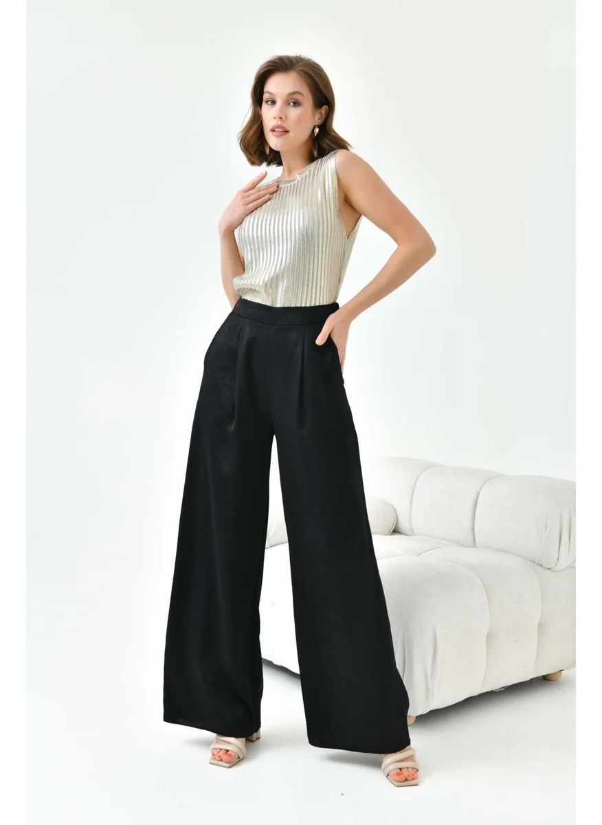 Garmi Women's Elastic Trousers Black