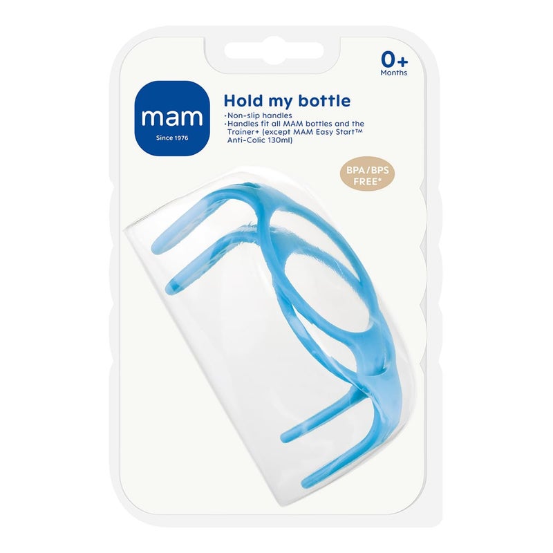 MAM Hold My Bottle Handles Blue 2 per Pack - Image 2