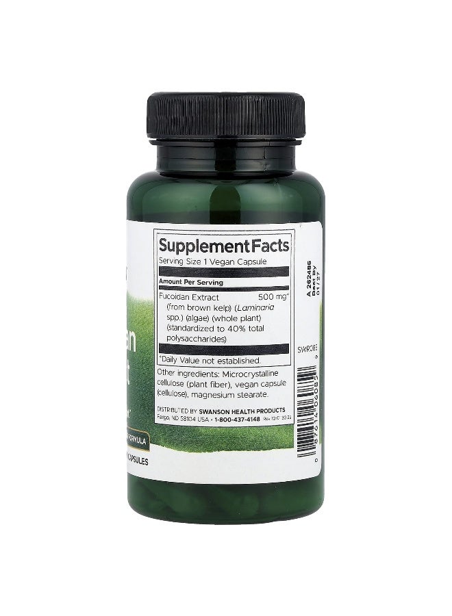 Swanson, Fucoidan Extract, 500 mg, 60 Vegan Capsules - Image 2
