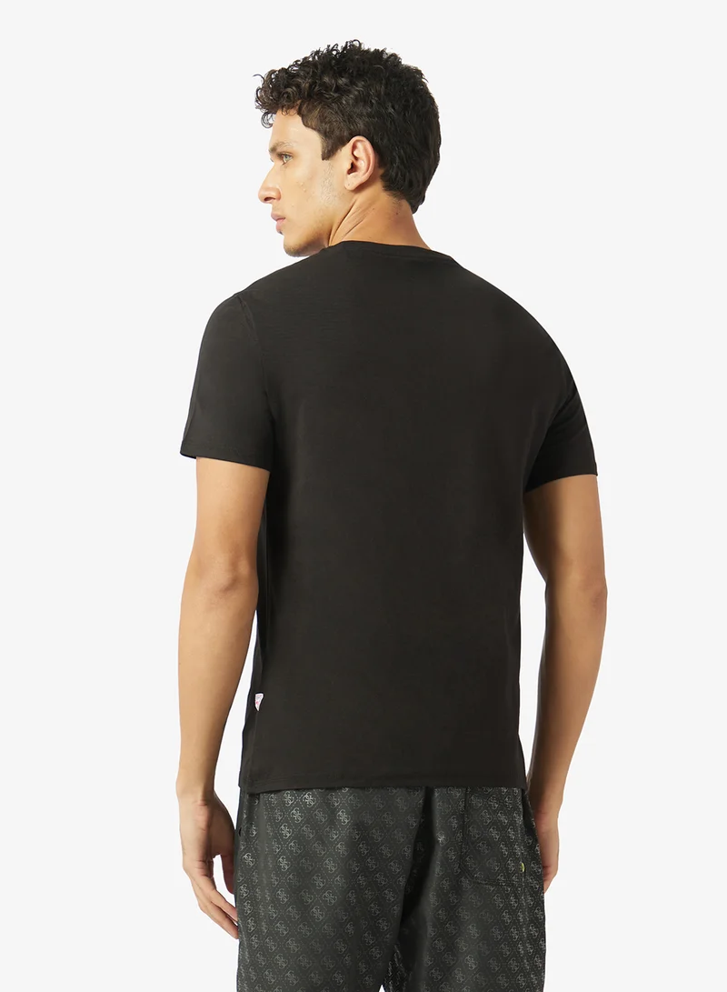 GUESS  Crew Neck Regular Fit T-Shirt for Men | Best Price UAE