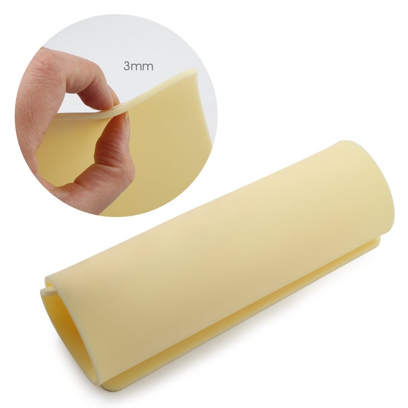 Segbeauty 5pcs A4 Size 3MM Thick Synthetic Tattoo Practice Skin, Segbeauty Double-sided Tattoo Art Training Silicone Pads Tattoo Kit,Tattoo Artist Microblading Practice Skin Sheets, 11.8 inches x 7.9 inches - Image 4