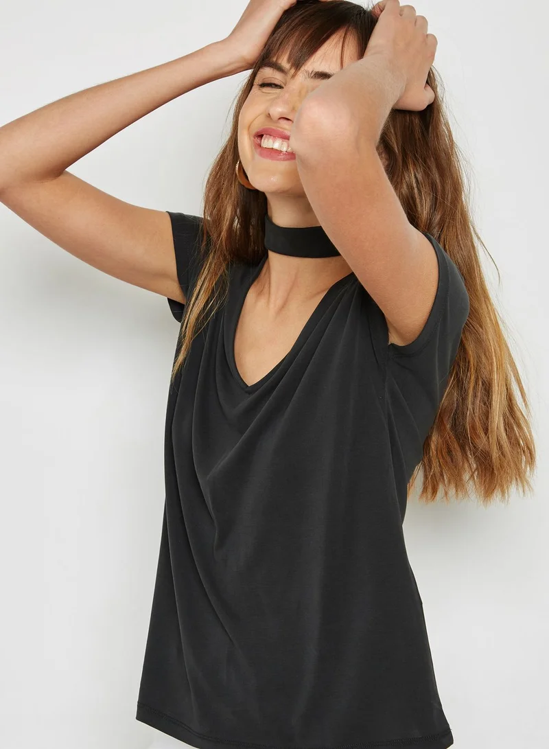 ONLY Choker Neck Top