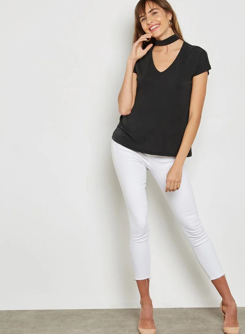 ONLY Choker Neck Top