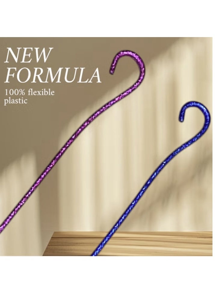 شاهين قطعتان من عصا الخيزران البلاستيكية المرنة القابلة للانحناء الملونة للرقص الشعبي والفولكلور والعروض المدرسية والتدريب على المسرح والاستخدام اليومي - Image 2