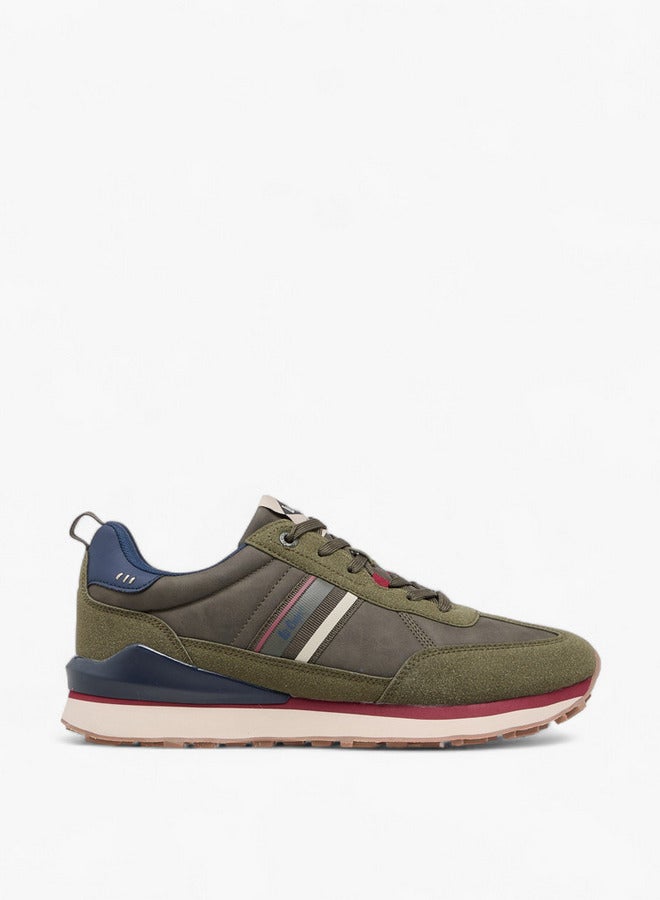 Lee Cooper Men's Panelled Sneakers with Lace-Up Closure - Image 3