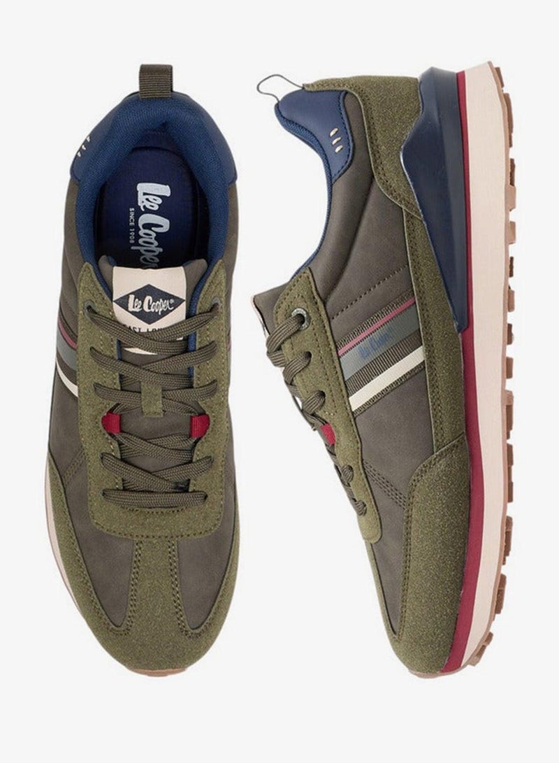 لي كوبر سنيكرز رجالي بألواح وإغلاق برباط - Image 3