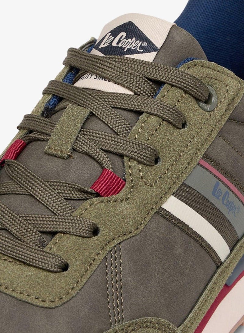 لي كوبر سنيكرز رجالي بألواح وإغلاق برباط - Image 4