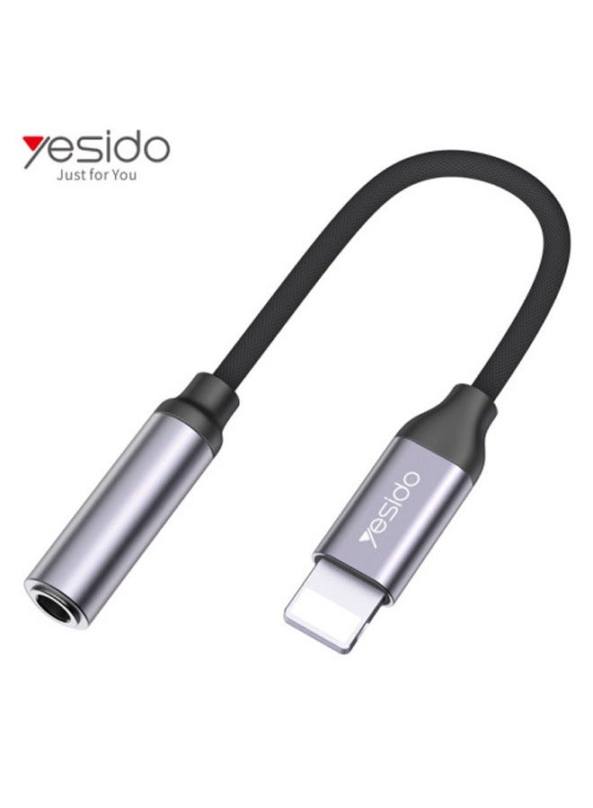 Yesido YAU21 Lightning To AUX 3.5mm Audio Adapter
