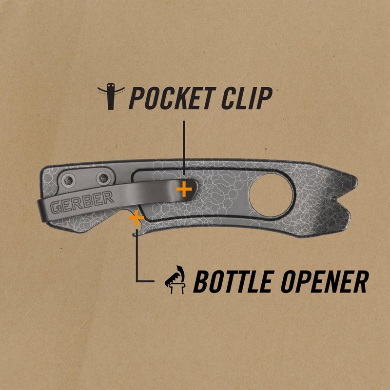 Gerber Gear Shard XL EDC Multi-tool 6-in-1 Keychain Multitool with Pry Bar, Wire Stripper and Bottle Opener, Micarta - Image 3