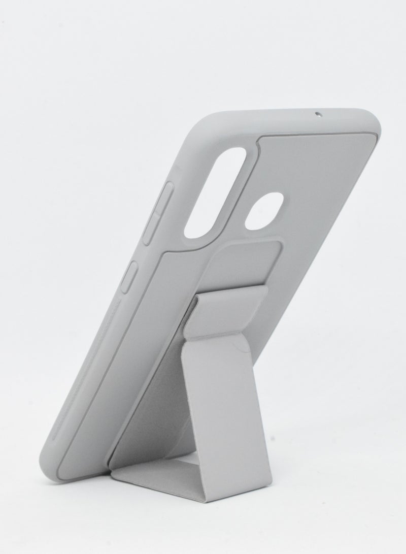 BORTONY Galaxy A20 Case, Fully Covered With Finger Grip Stand Holder Anti Slip Shockproof Protective Case Cover For Samsung Galaxy A20 - Image 3