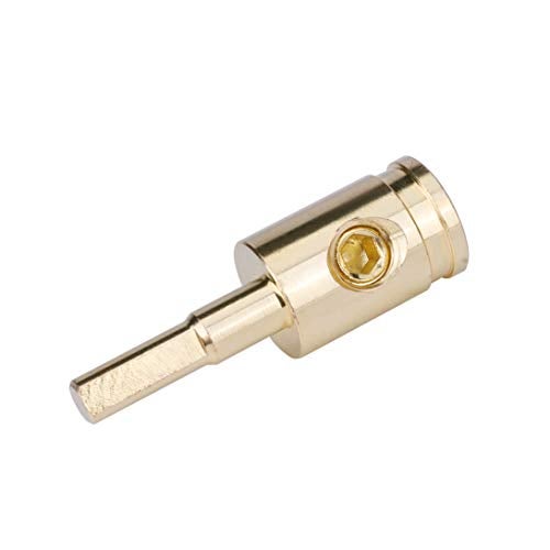 KOROP Amp Input Reducer 4pcs 4 Gauge to 8 Gauge Wire Reducer Power/Ground Input Reducer Adapter Brass with Gold Plated - Image 4