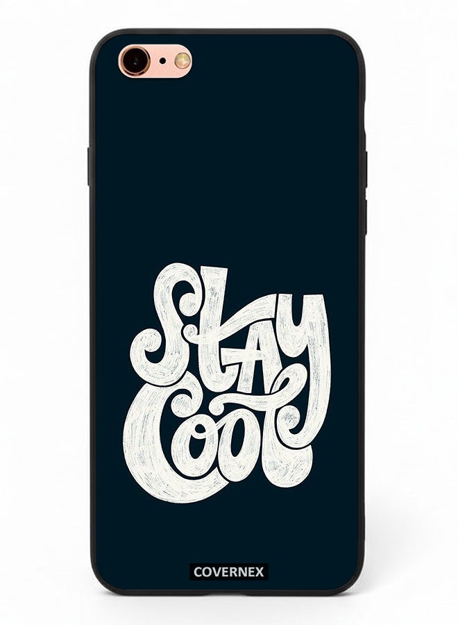 Covernex Apple iPhone 6 Plus Protective Case Cover Printed Featuring Stay Cool Retro Croovy Typography - Image 2