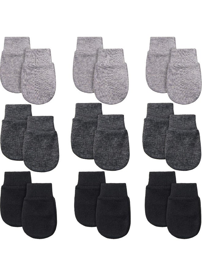 Syhood 9 Pairs Newborn Baby Mittens Infant Toddler Gloves No Scratch Mittens  - Image 1