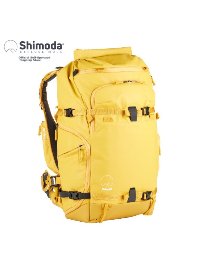 Shimoda Camera Bag, Professional Outdoor Camera Bag, Lightweight Backpack Dslr Bag, Tenmuyata Xiaotian Yidong Action X40v2 Medium Dslr Inner Liner Set, Bright Yellow, 520-134 - Image 4