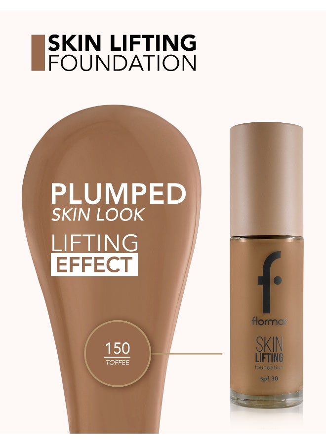 flormar Skin Lifting Foundation – 150 Toffee – Creamy Texture, Firming Care Effect, SPF 30, Smooth Youthful-Looking Finish - Image 5