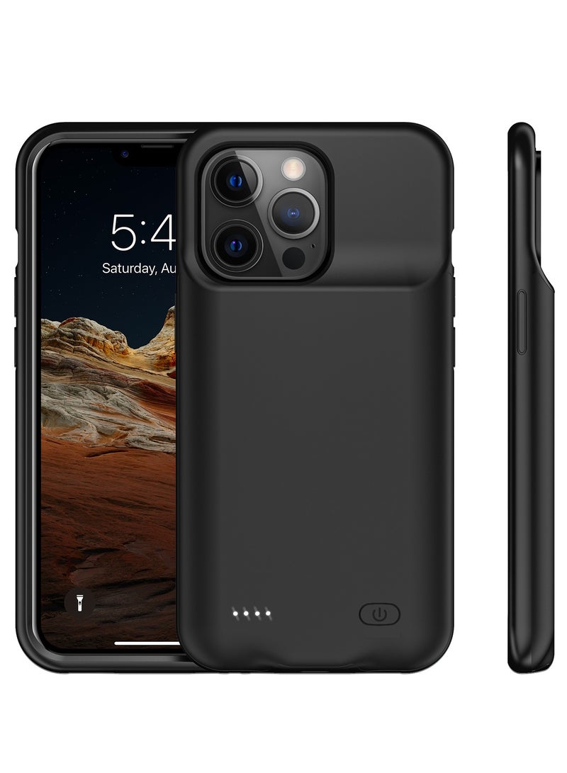 غلاف بطارية لآيفون 13 برو، 7000 مللي أمبير بطارية قابلة لإعادة الشحن ذكية ومحمولة - Image 1