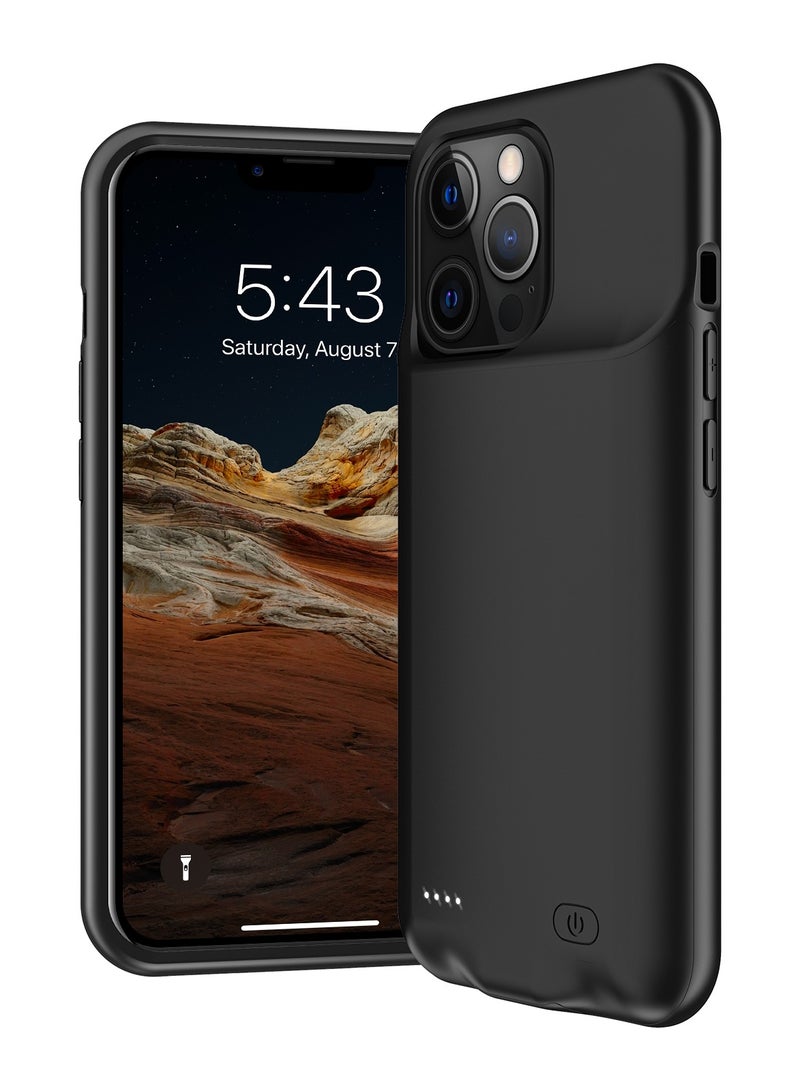 غلاف بطارية لآيفون 13 برو، 7000 مللي أمبير بطارية قابلة لإعادة الشحن ذكية ومحمولة - Image 3