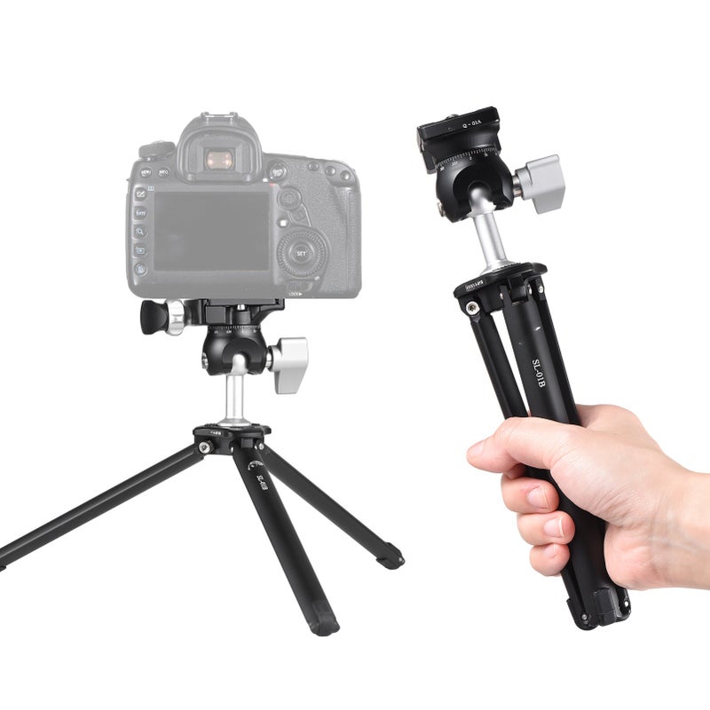 BAFANG Desktop Tripod Stand with 360° Panoramic Inverted Ballhead Full Metal 5kg/11lbs Load Capacity for Vlog Video Recording Accessories - Image 1