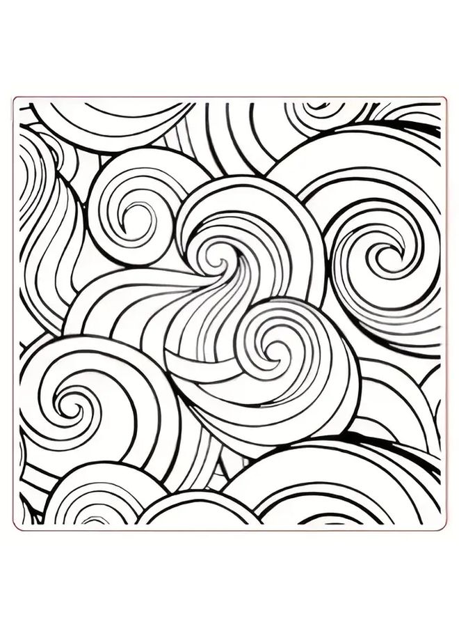 Nautical Wave Embossing Folder 5.91x5.91 Inch For DIY Card Making Scrapbooking Paper Art - Image 4