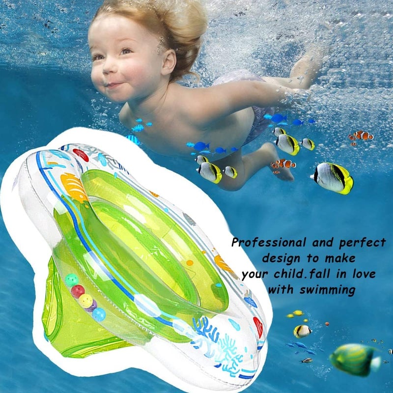 RAMONI Swimming Tube for Kids, Baby Swimming Tube, Floaters for Kids Swim Pool 0-3 Years Old Tubes for Swim for Kid with Babys Safety Seat & Handle Babys Float Pool Toys Raft - Image 3