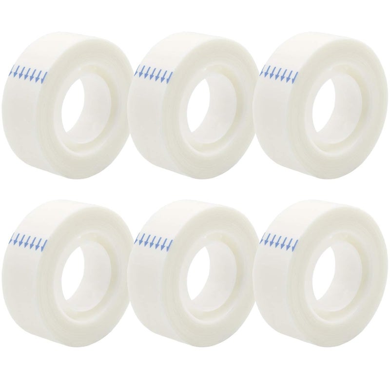 OWLKELA - 6 Rolls Matte Tape, Tape Refills for Dispenser, Invisible, Foggy Translucent Wrapping Tapes, All-Purpose Glossy Tapes for Office, Home, School, 0.7 in x 1000 Inches - Image 1