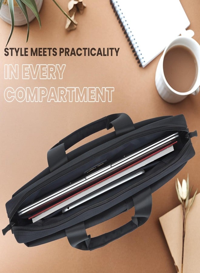 RIVACASE Biscayne 8325 Laptop Bag 14 Inches Waterproof Compact Shoulder Bag for Notebooks Durability for both Versatility and Style Briefcase for Macbook, Professional Bag for Business, Work, Travel - Image 2