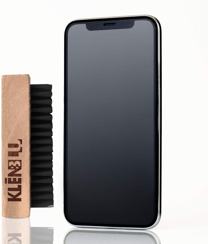 Gentle Suede Cleaning Brush for Shoes by - Premium Soft Bristle Wooden Shoe Care Brush for Suede, Nubuck, Canvas, Primeknit & Delicate Textiles (1 Pack)