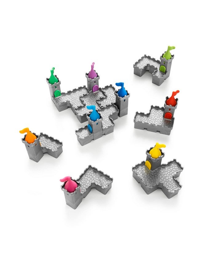 سمارت جيمز لعبة بناء القلاع من SmartGames Tower Stacks مع 80 تحديًا للأعمار من 8 سنوات وحتى البالغين - Image 3