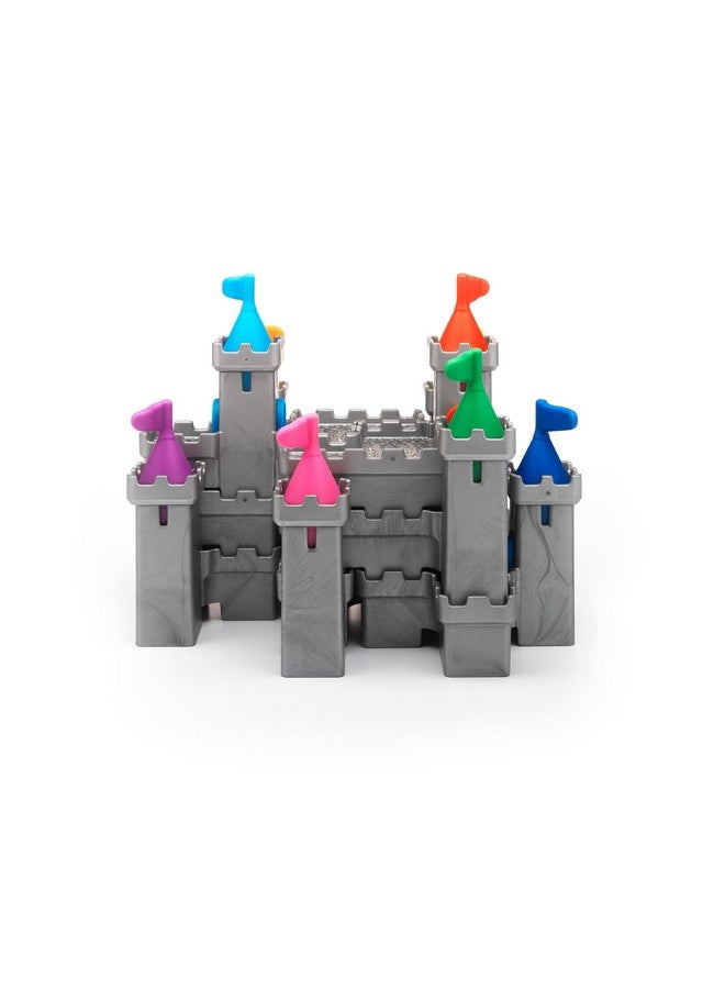 سمارت جيمز لعبة بناء القلاع من SmartGames Tower Stacks مع 80 تحديًا للأعمار من 8 سنوات وحتى البالغين - Image 4