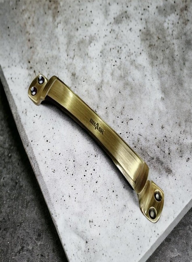 BRASK" Brass Window Handle NO. 310 | Brass Cabinet Handle | Drawer Handle | Door Handle with Screws (6 Inches (150 mm), Pack of 4, Antique) - Image 5