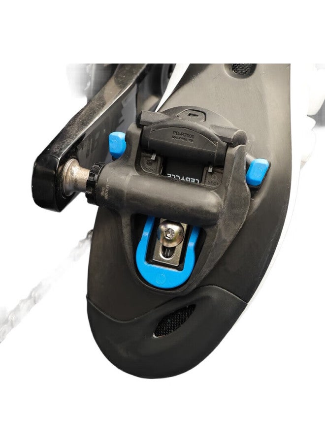LeBycle Road Bike Lock Plate 2° Compatible With Shimano, Self-Locking Pedal Lock, Shoe Lock, And Accessories - Image 1