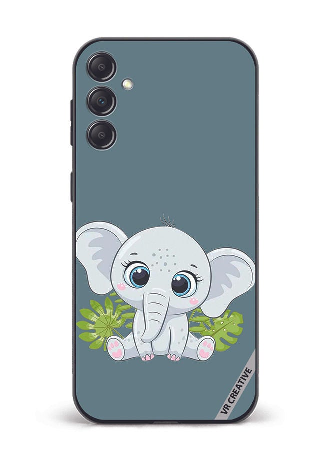 VR CREATIVE Protective Case Cover For Samsung Galaxy A34 Elephant Design Multicolour - Image 1