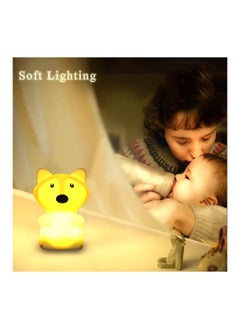 Generic Kids Night Light Fox Silicone Nursery for Baby and Toddler Squishy Room Animal Lights Girls Boys Kawaii Lamp Cute Lamps Bedroom  - Image 4